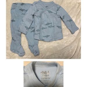 Newborn Shark Outfit